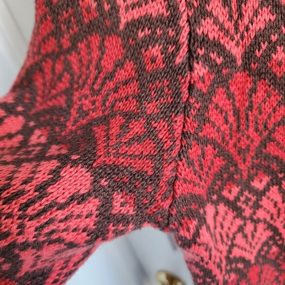 Nomadic Traders Ladies Fairisle Nordic Cardigan Sz Medium Vibrant Colours - Picture 7 of 10
